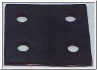 Pad, rubber/canvas, 'A' post mounting - TR2-3/3A-4/4A, TR5-250-6