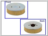 Air Cleaner Element, air filter, oval  -  TR4/4A