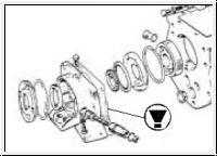 Rear gasket gearbox - E-Type 4.2, MK2, Misc