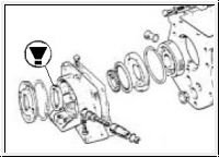 Rear oil seal, 3 synchro gearbox  -  XK, E-Type, MK4-5/7-9