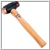 Wire wheel hammer, Copper/Hide  -  Jag all models