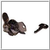 Petrol filler door lock with keys  -  XK120/140/150