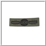 Lucas coil badge  -  XK, MK2, E-Type, Misc