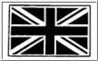 Union Jack Badge, enamel, self adhesive  -  AH BH BN1-BJ8