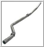 Tail pipe, stainless steel, exhaust system  -  AH BH BN1-BN2