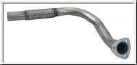 Front pipe, rear, stainless steel  -  AH BH BJ8