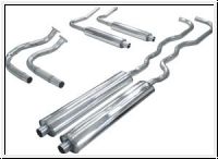 Exhaust system, complete, stainless steel  -  AH BH BJ8