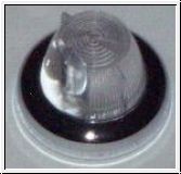 Rim & Lens Assembly, white, front-/side lamps  -  TR4/4A, TR5