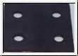 Pad, rubber/canvas, 'A' post mounting - TR2-3/3A-4/4A, TR5-250-6