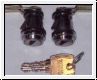Door Lock Assemblies, matched pair with 2 keys  -  TR5-250-6