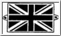 Union Jack Badge - enamel  -  AH Big Healey BN1-BJ8