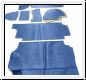 Boot lining kit, blue, incl. filler cover - AH BN4/BT7-BJ7/BJ8