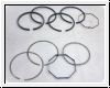 Piston ring set, x6, oversize +0.020''  -  AH BH BN4-BN6