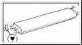 Clamp, 1.5'', silencer-tail pipe  -  AH BH BN4-BJ7