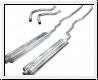 Sports exhaust system, stainless steel  -  AH BH BJ8
