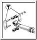 Shackle plate assembly, complete  -  AH BH BJ8.26705 on