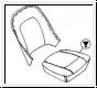 Foam seat cushion, RH  -  AH BH BN1-BJ7