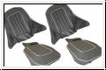 Seat cover set, front, leather, G  -  AH BH BN1-BN4