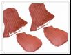 Seat cover set, front, leather, C  -  AH BH BN1-BN4