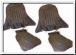 Seat cover set, front, leather, I  -  AH BH BN1-BN4