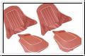 Seat cover set, front, leather, J  -  AH BH BN1-BN4