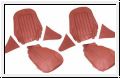 Seat cover set, front, leather, C  -  AH BH BN6-BJ7