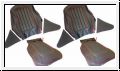 Seat cover set, front, leather, I  -  AH BH BN6-BJ7