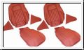 Seat cover set, front, leather, C  -  AH BH BJ8