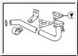 Gasket, oil delivery pipe  -  XK, E-Type S1/S2