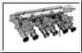 Weber carburettor 45DCOE, set of 3  -  E-Type S1/S2