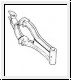 Clutch arm, clutch bearing fork - E-Type S3 5.3 V12