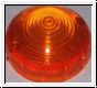 Lens, flasher, amber, front & side lamps  -  TR250